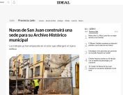 Navas de San Juan construirá una sede para su Archivo Histórico municipal