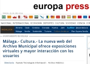Nueva web Archivo Municipal Málaga