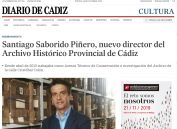 Santiago Saborido Piñero, nuevo director del Archivo Histórico Provincial de Cádiz