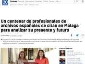 Un centenar de profesionales de archivos españoles se citan en Málaga para analizar su presente y futuro