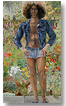 SYLVIA SLEIGH. Annunciation: Paul Rosano (Anunciacin: Paul Rosano), 1975. leo sobre lienzo. 228,6 x 132 cm. Jeff and Leslie Fischer Collection, Nueva York