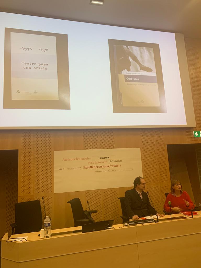El libro "Teatro para una crisis" en el Coloquio Internacional "Le(s) sens de l'engagement" de la Universidad de Estrasburgo (Francia)