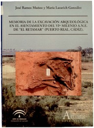 MEMORIA DE LA EXCAVACIÓN ARQUEOLÓGICA EN EL ASENTAMIENTO DEL VIº MILENIO A. N. E. DE EL RETAMAR (PUERTO REAL, CÁDIZ).pdf.jpg