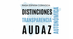 Cartel de la convocatoria de los I Premios AUDAZ de RAGA.