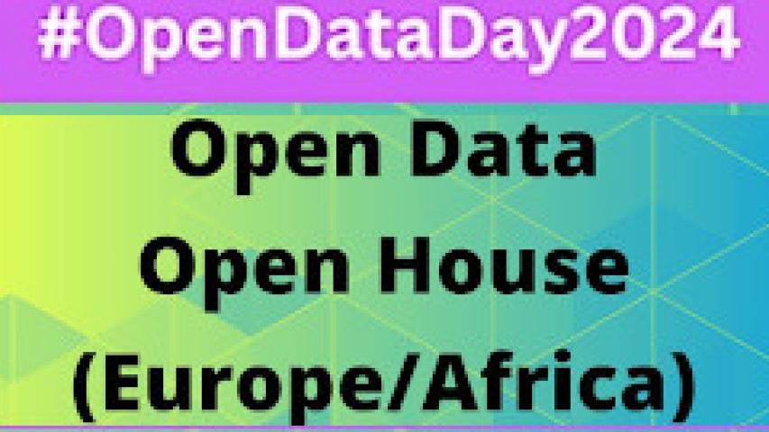 Open Data Open House. Europa-África
