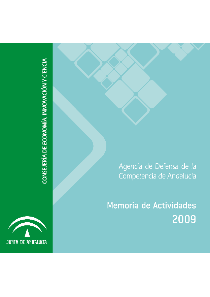 Memoria de actividades de 2009
