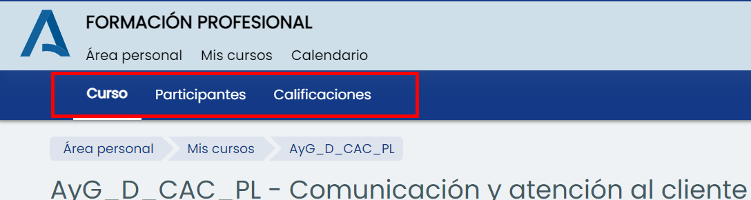 Bloque de navegación Bloque de navegación