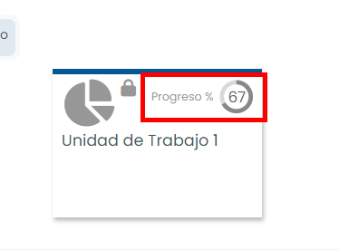 Progreso en la unidad Progreso en la unidad