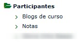 Participantes, en Menú Navegación