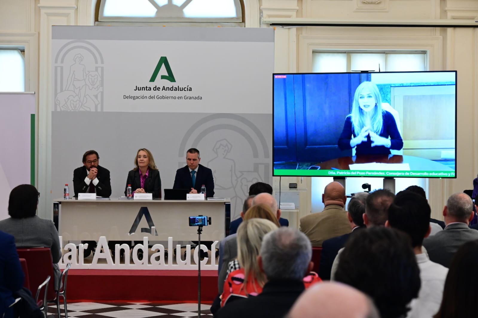 La consejera durante su intervención