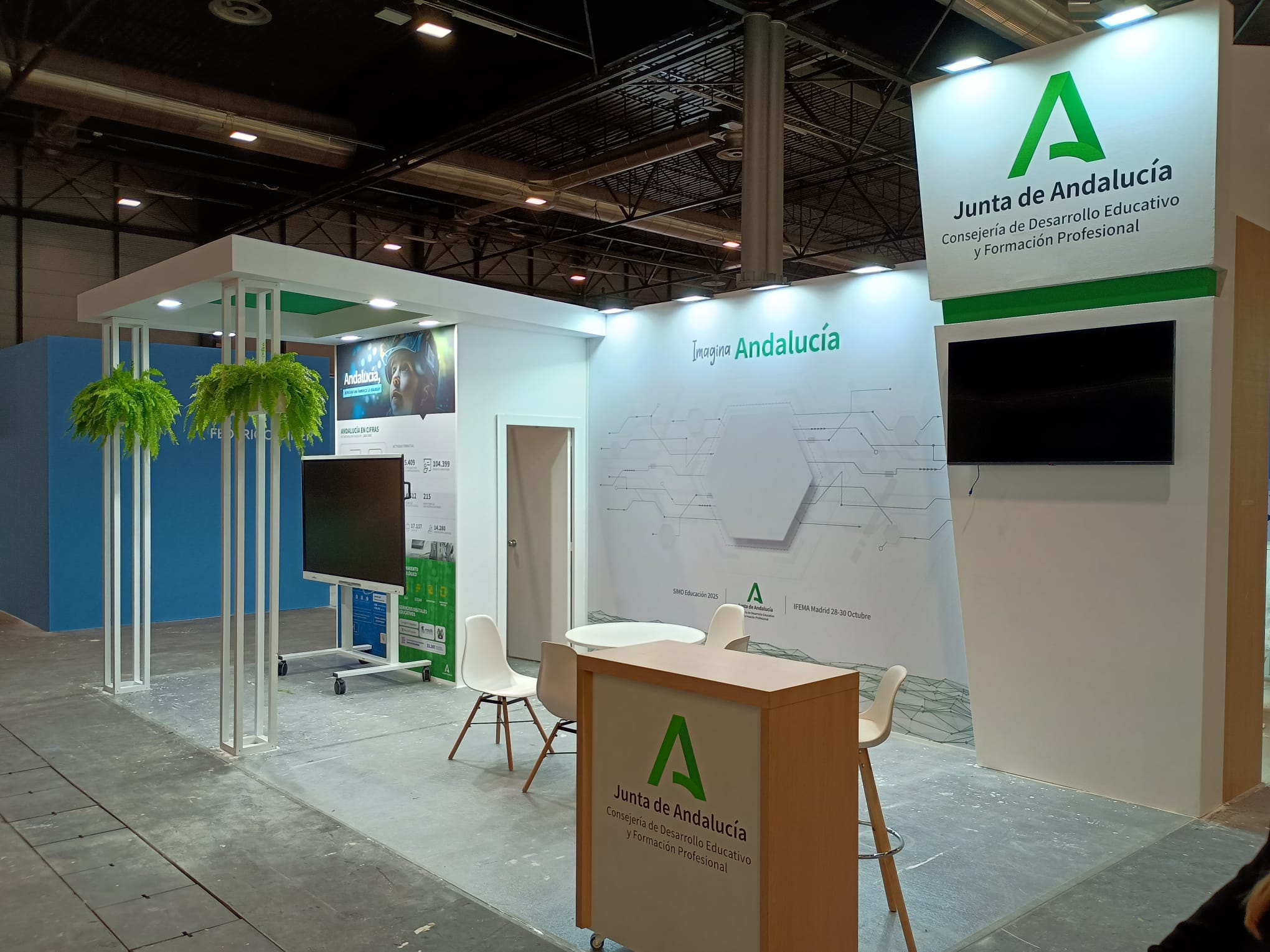 Stand de la Consejería en SIMO 20205.