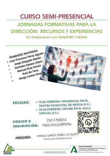 Diptico Jornadas Formativas Direccion