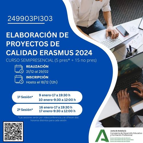 Cartel Elaboración Proyectos Erasmus