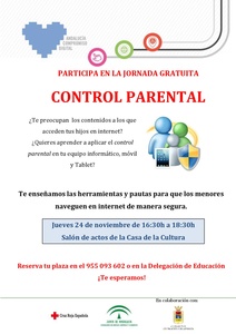 Cartel_Jornada_Control Parental_Los Palacios