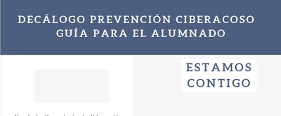 Decálogo ciberacoso. Alumnado