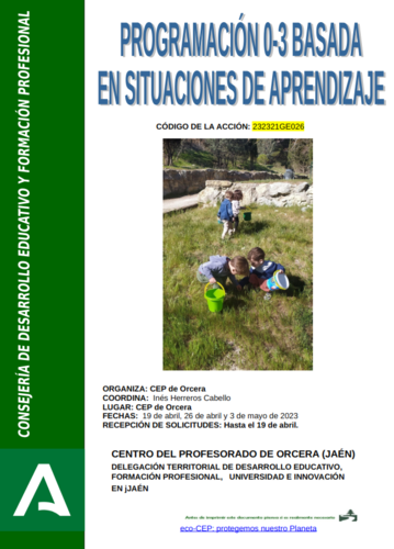 PROGRAMACIÓN 0-3 BASADA EN SITUACIONES DE APRENDIZAJE