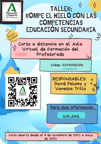 TALLER: ROMPE EL HIELO CON LAS COMPETENCIAS. EDUCACIÓN SECUNDARIA.