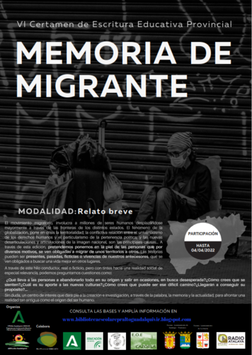 Certamen de Escritura Educativa Provincial: "Diario de un migrante"