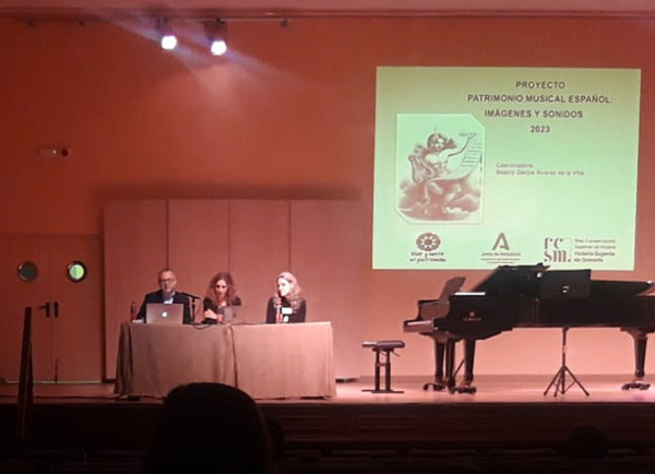 Presentación del proyecto Patrimonio musical español: imágenes y sonidos