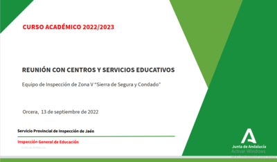 Sesión Inspección - Equipos Directivos de Secundaria 13/09/2022