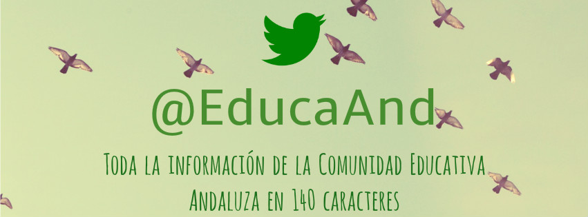 Twitter de la Consejería de Educación