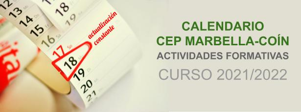 Calendario actividades CEP Marbella-Coin