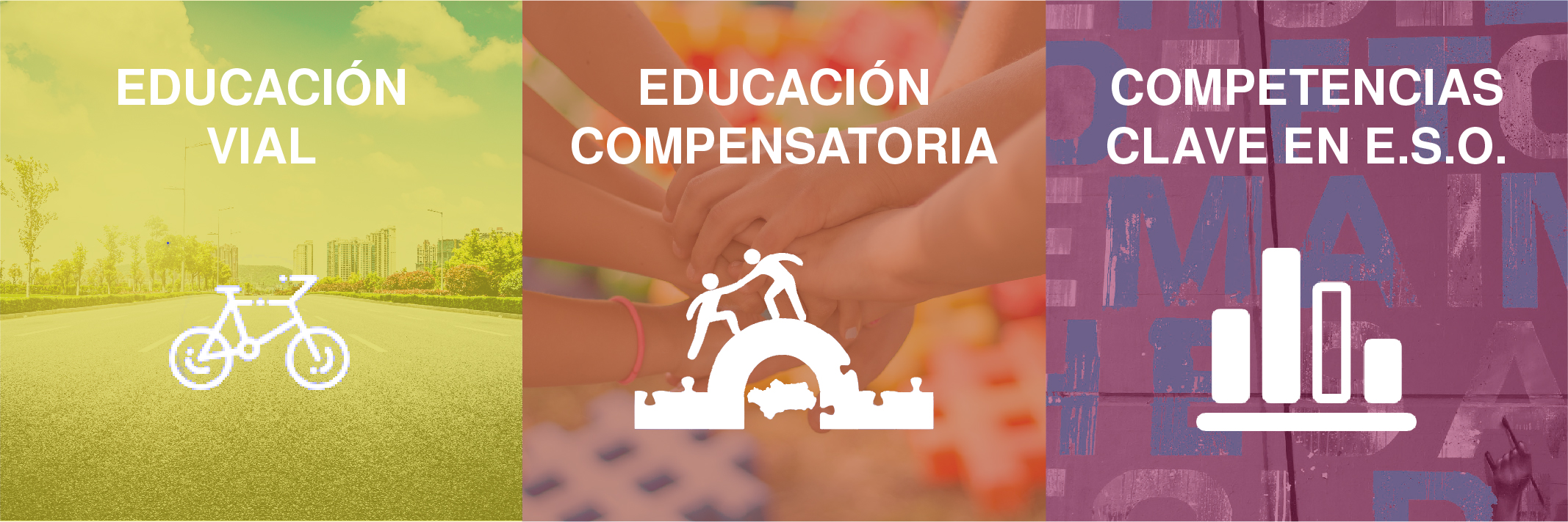 Buenas prácticas educativas (Educación vial, Educación compensatoria, Competencias clave en ESO)