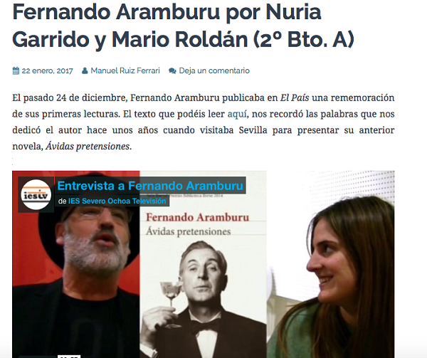 Entrevista Aramburu