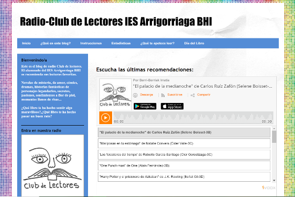 Radio Club lectores IES Arrigorriaga BHI 