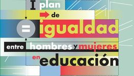 Cartel del I Plan de Igualdad de Género en Educación