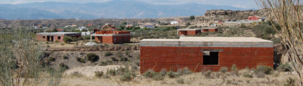 Imagen de una construcción en el Cabo de Gata