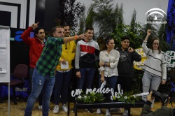 Foto de una actividad durante la celebración del II Encuentro Joven Enmediodelmedio 2018.