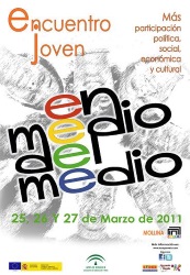 Foto del cartel del I Encuentro Joven Enmediodelmedio 2011.