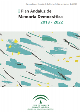 Imagen portada del I Plan Andaluz de Memoria Democrática 2018-2022