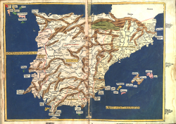 Mapa de Hispania de Ptolomeo