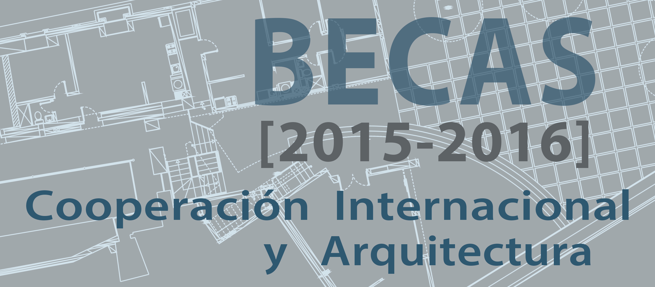 BECAS Cooperación Internacional y Arquitectura CFV