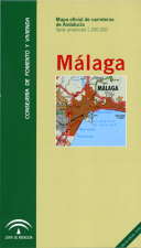 Mapa oficial de carreteras de Málaga. 2016