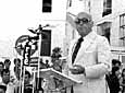 Manuel Clavero en un homenaje a Blas Infante, padre de la patria andaluza, en el municipio de Casares.