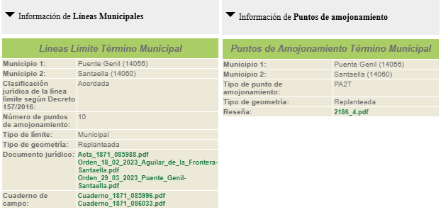 Opciones específicas de consulta