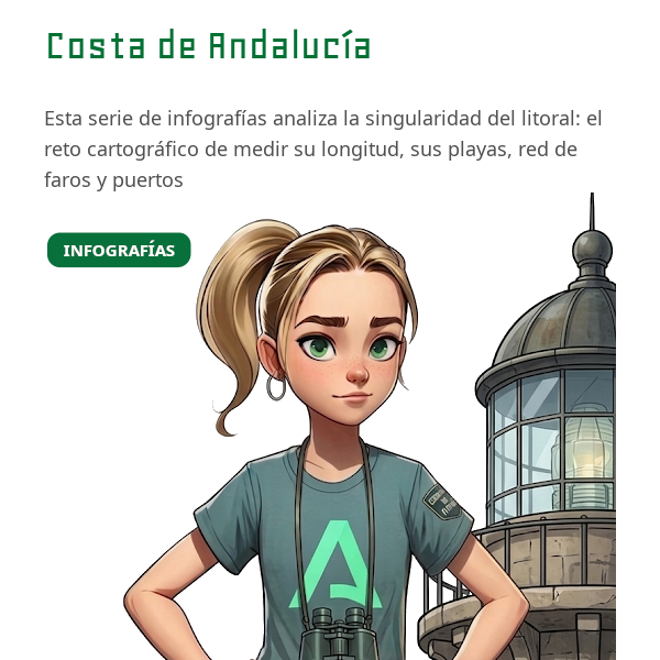 Esta serie de infografías analiza la singularidad del litoral andaluz
