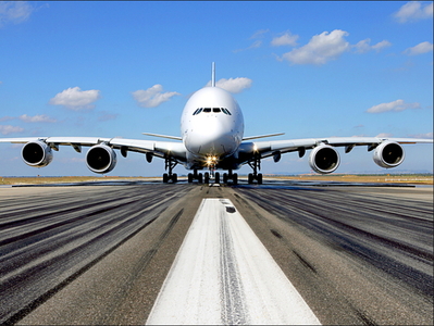 Pruebas en la trayectoria del AIRBUS 380