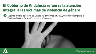El Gobierno de Andalucía refuerza la atención integral a las víctimas de violencia de género