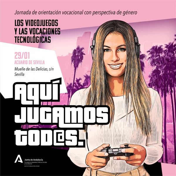 El IAM analiza la situación de las mujeres en la industria de los videojuegos en la jornada online ‘Aquí jugamos tod@s’