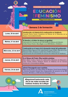 El IAM se centra en la formación coeducativa del profesorado en la segunda semana de la iniciativa online #SeguimosCoeducando