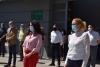 Rocío Ruiz, la directora y las asesoras de programa del IAM se suman a los minutos de silencio por el crimen machista de Úbeda