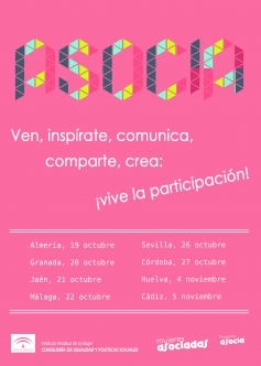 Seminarios Provinciales Asocia 2015. Ven, inspírate, comunica, comparte, crea:  ¡vive la participación!