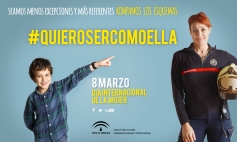 La Junta de Andalucía presenta la campaña 8 de marzo 'Quiero ser como ella', para potenciar el papel de la mujer como referente social