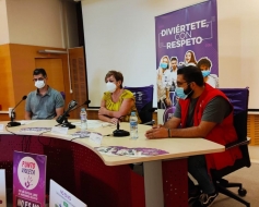 El IAM instala un Punto Violeta en el ciclo de conciertos Cooltural Go! de Almería