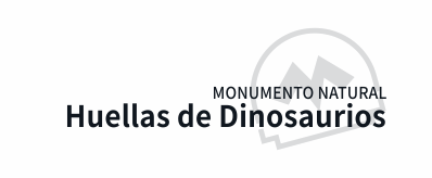 Logo del monumento natural Huellas de Dinosaurios de Santisteban del Puerto