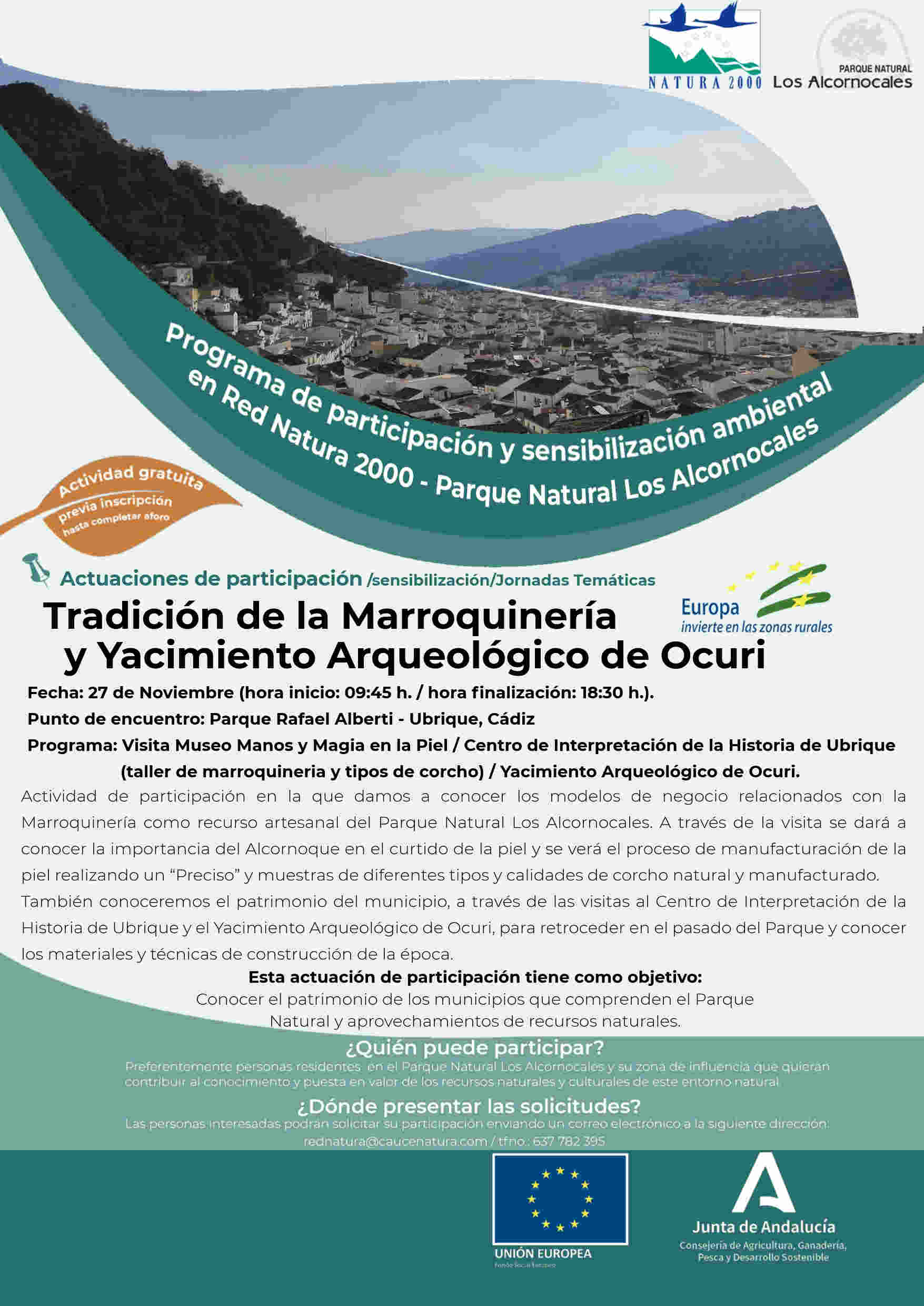 Cartel de la actividad